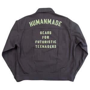 XL Human Made Brown Embroidered Work Jacket